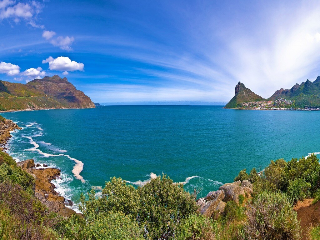 Красивая бухта обои