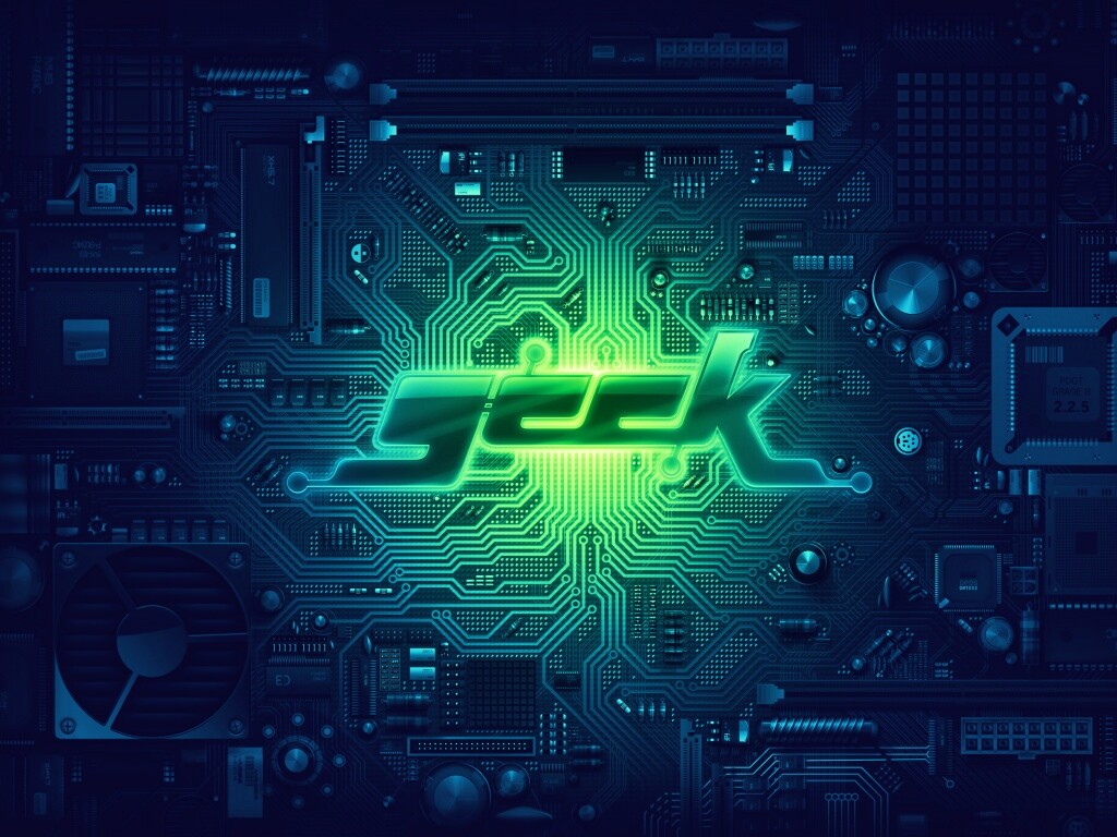 Печатная плата Geek обои