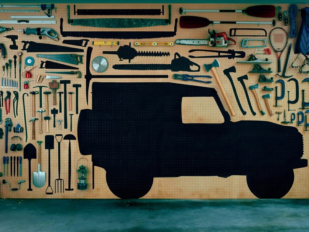 Типичный гараж обои