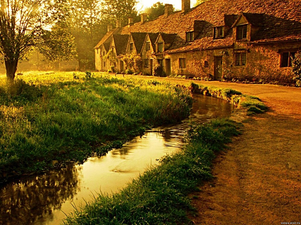 Домик в Англии обои