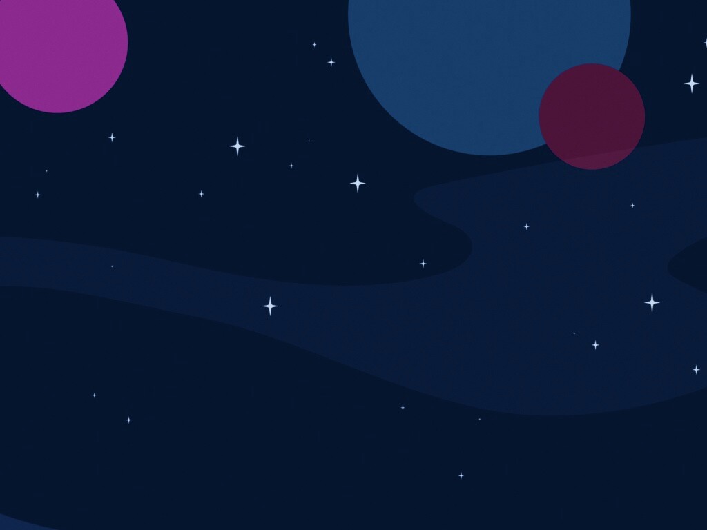 Рсиунок звёздного неба обои