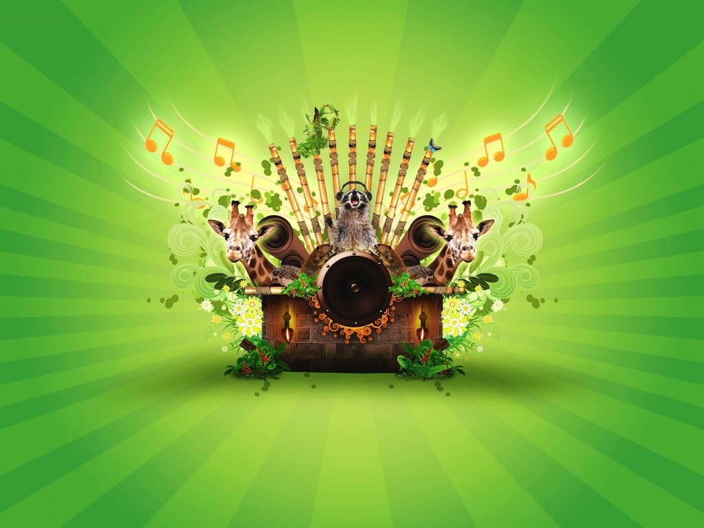Музыка джунглей обои