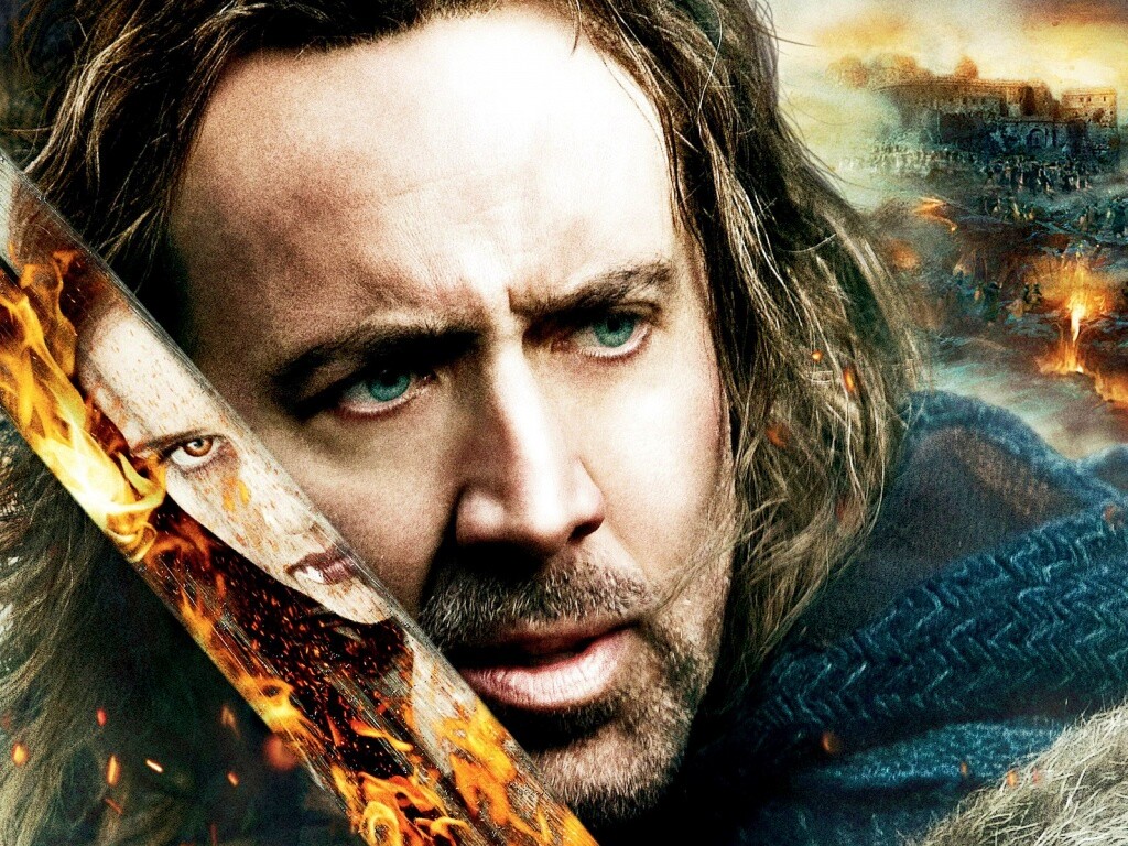 Николас Кейдж в фильме Время ведьм обои