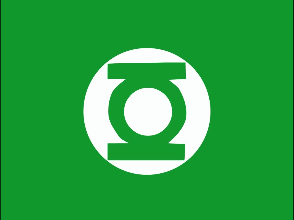 Знак Зеленого фонаря обои