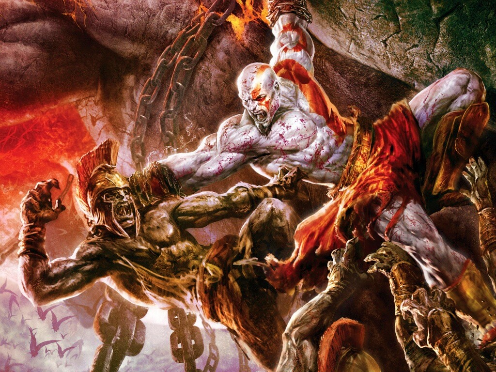 Бог войны обои