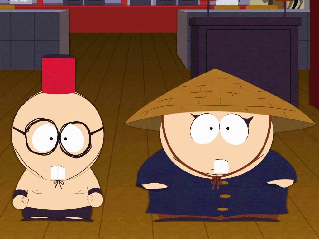 Баттерс Стотч и Эрик Картман в Китайской проблеме обои