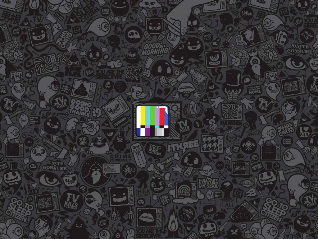 Телевидение убивает всё! обои