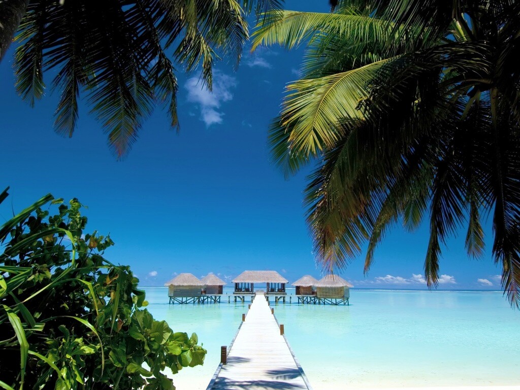 Солнечные мальдивы обои
