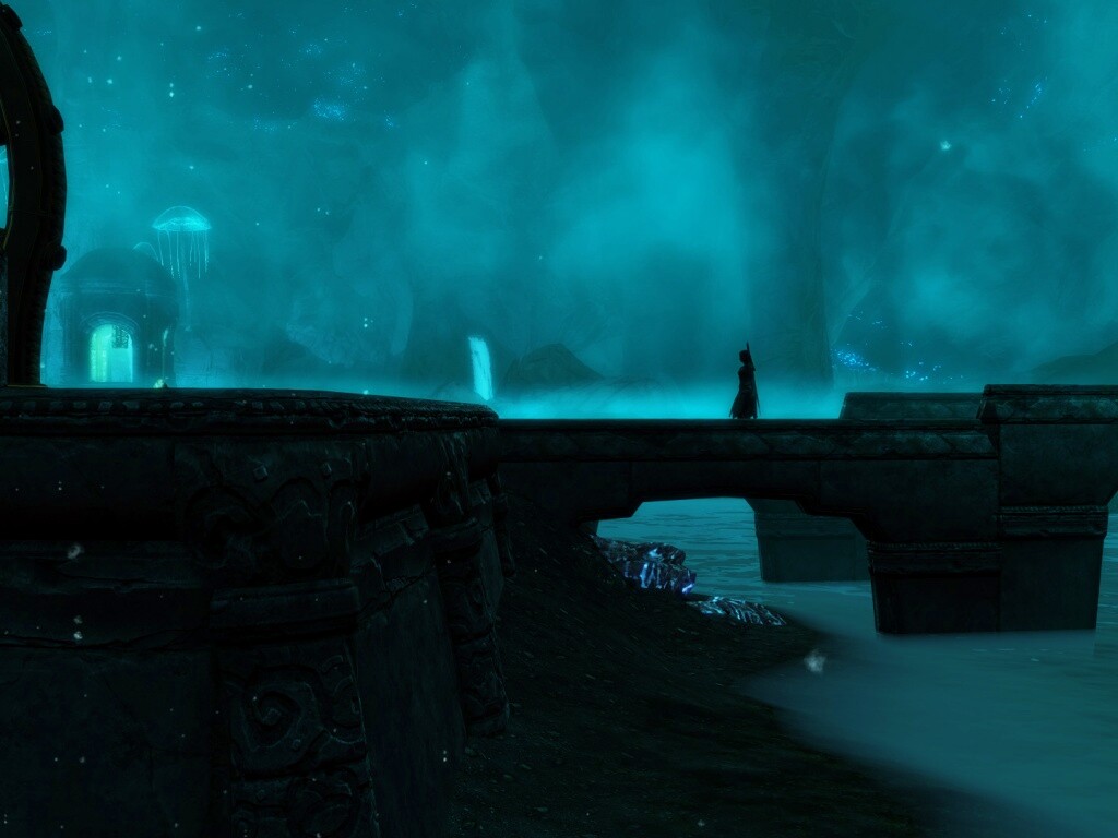 Светящийся путь обои