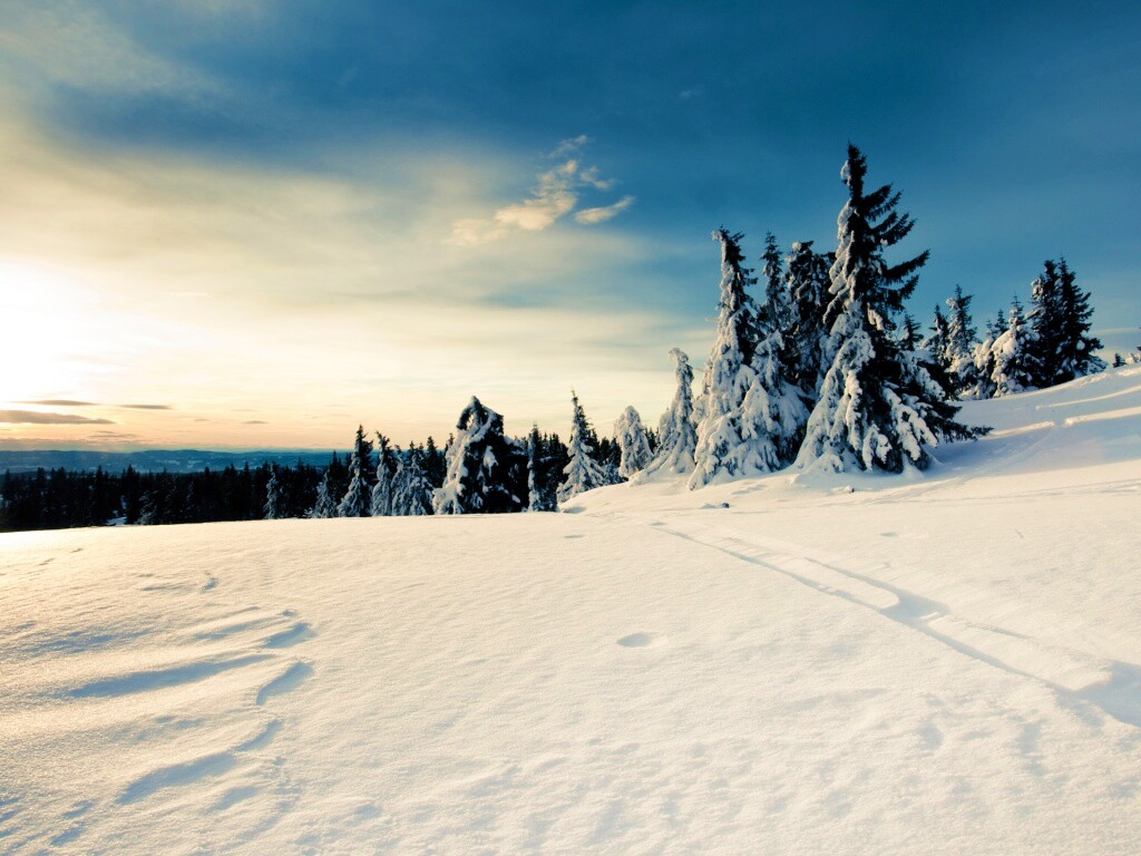 Зимние просторы обои