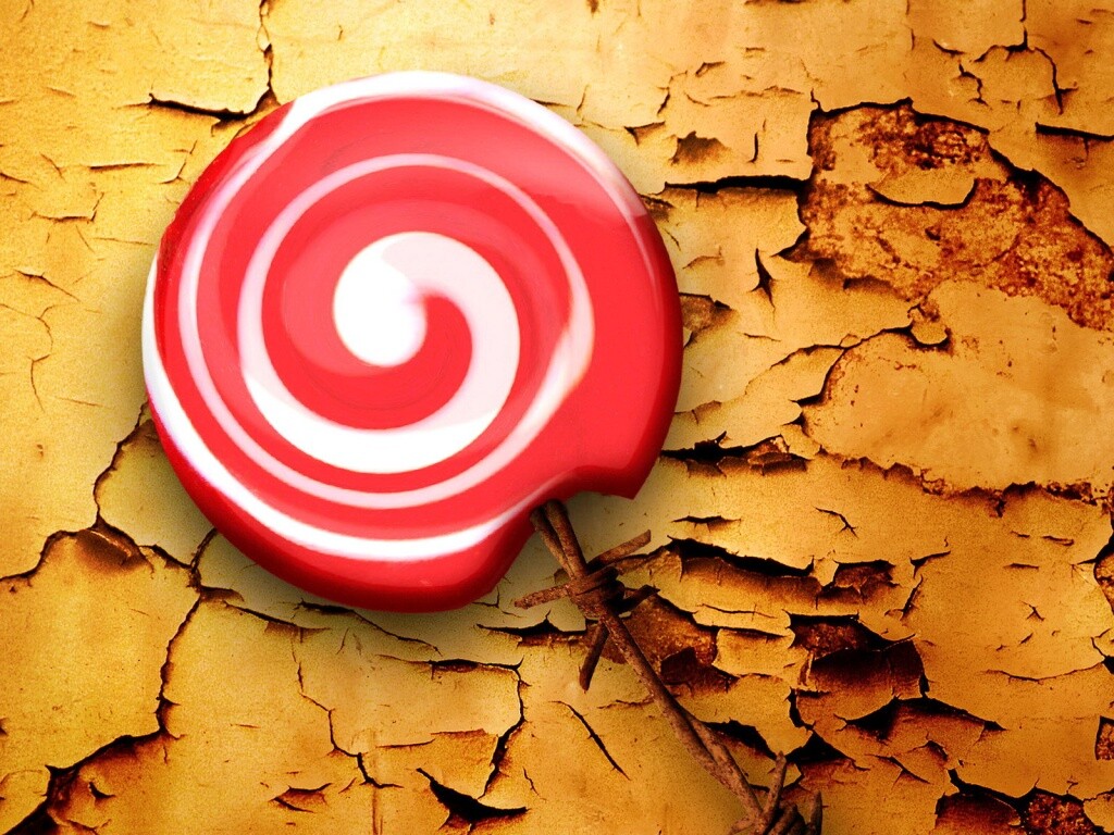 Леденец на палочке обои