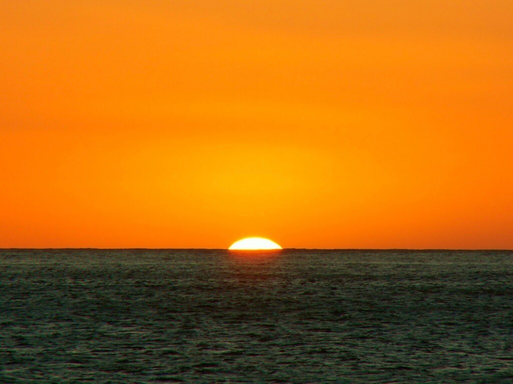 Идеальный закат обои