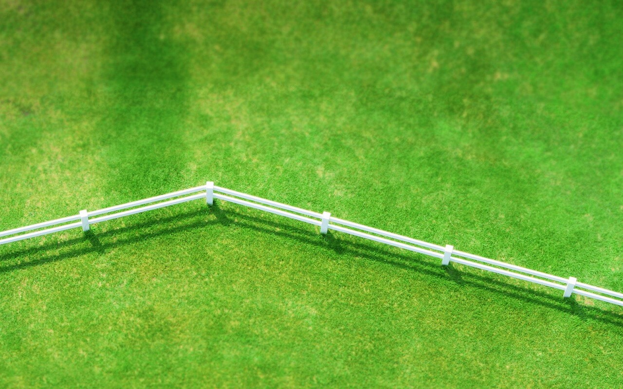 Белый заборчик обои