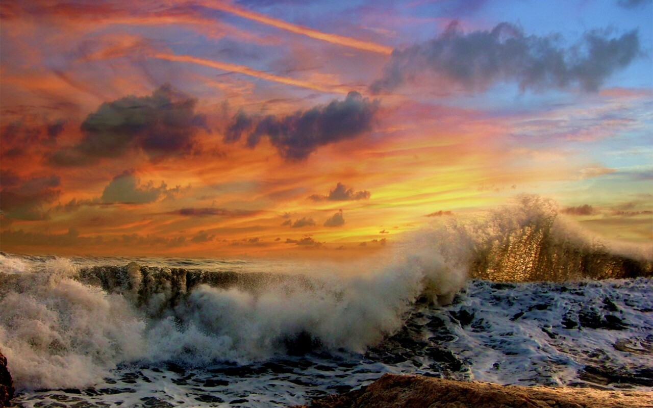 Бушующее море обои