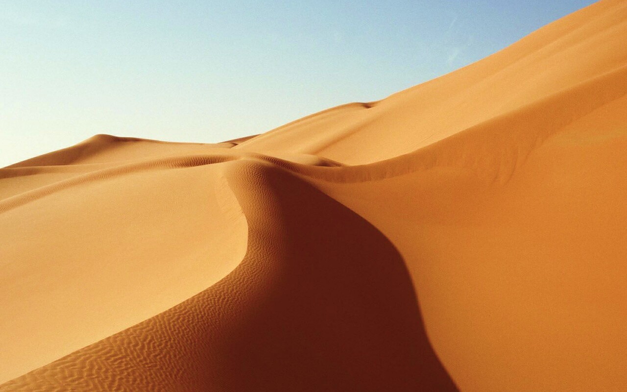 Барханы в пустыне обои