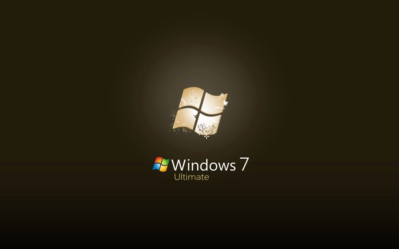 Логотип WIndows 7 Ultimate обои