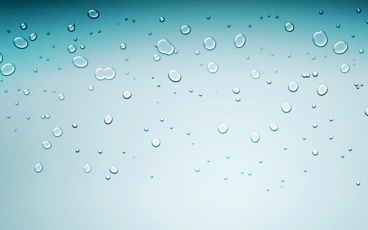 Капли на светлом фоне обои