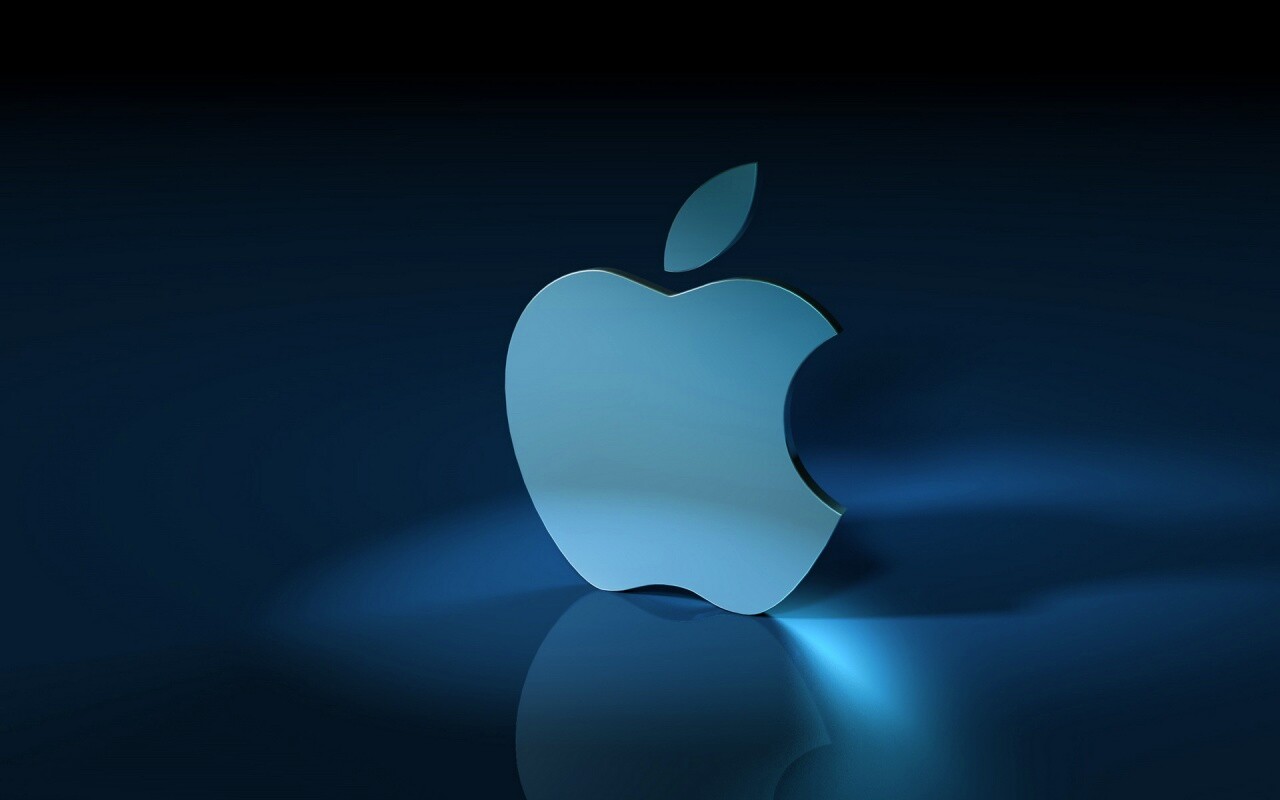 3D логотип Apple обои