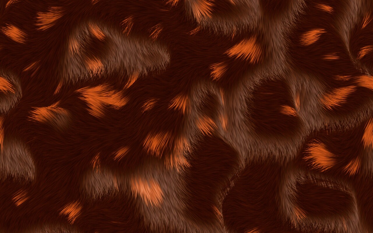 Льющийся волнами мех обои