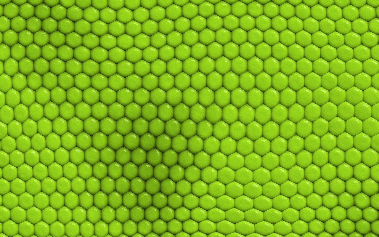 Зеленая сотообразная структура обои
