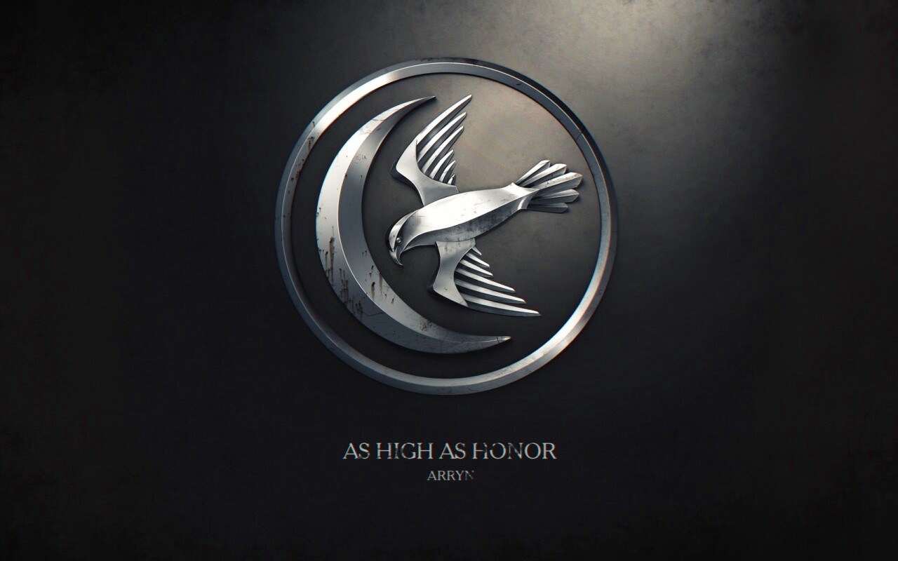 Металлический герб дома Аррен обои