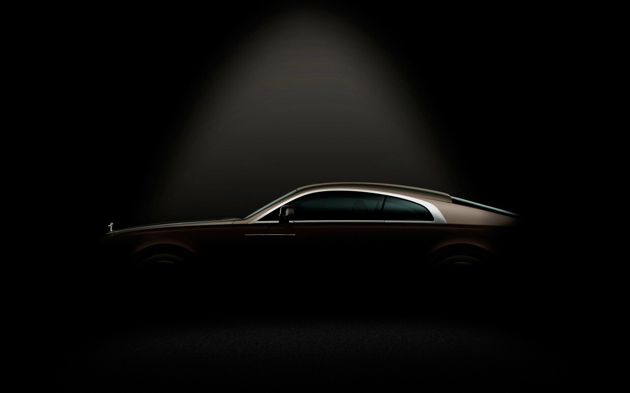 Силуэт Rolls Roys обои