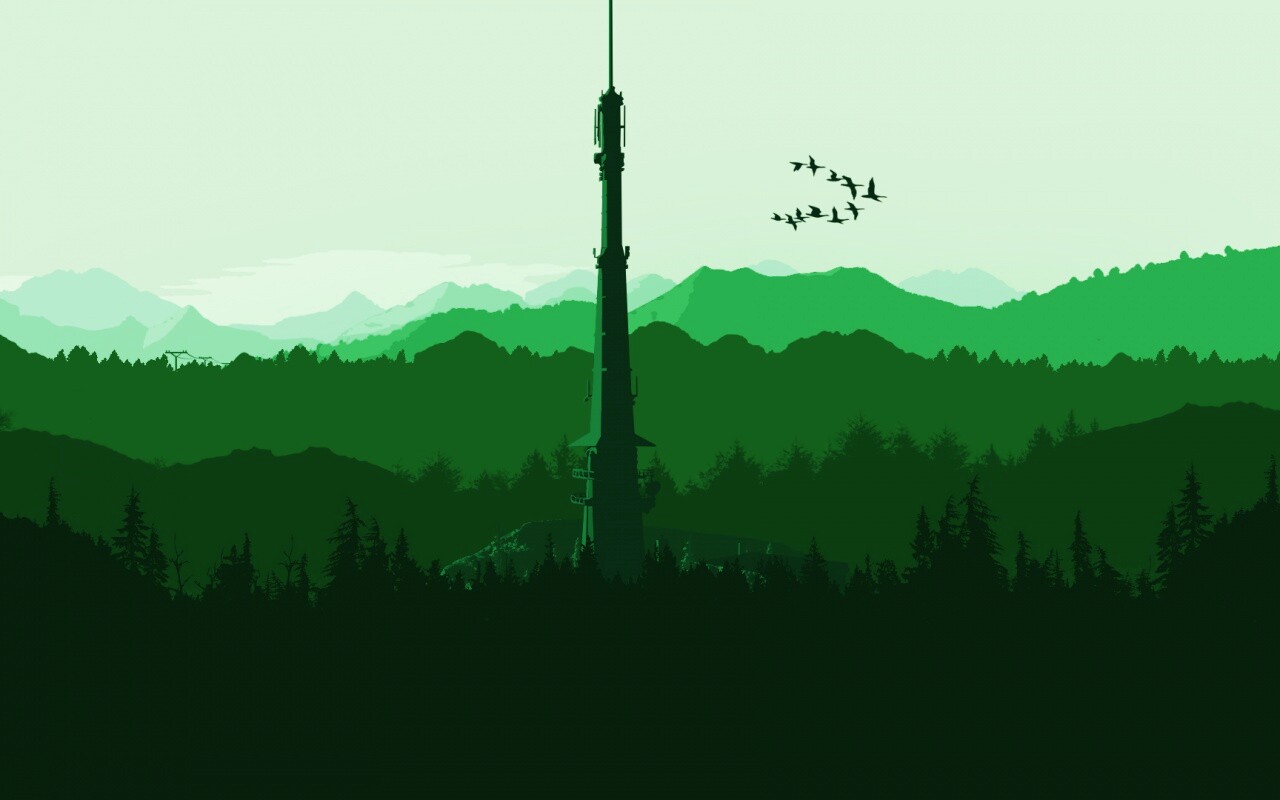 Зеленые горы обои