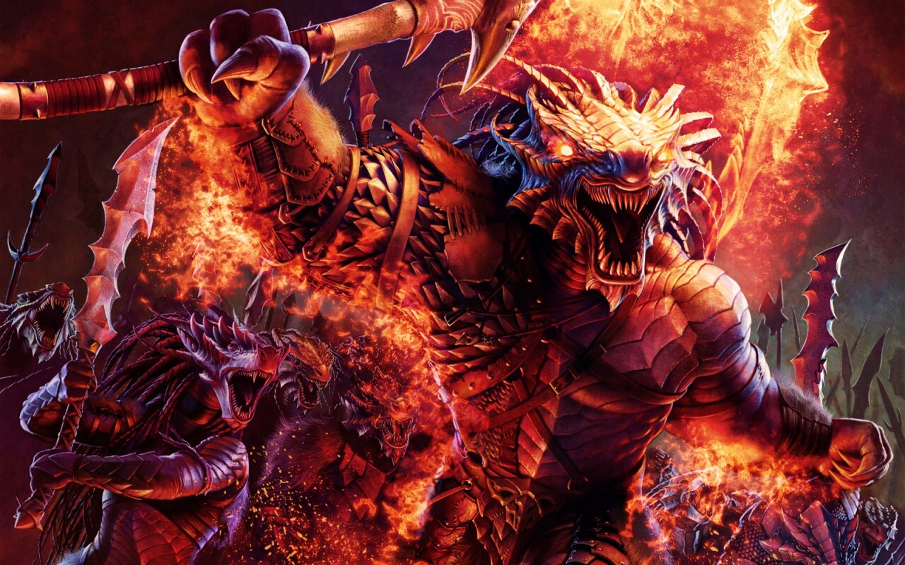 Dragonborn Barbarian обои