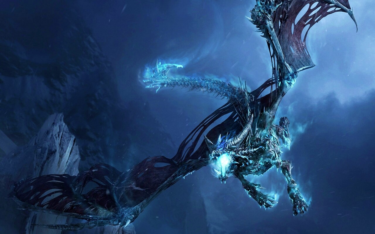 Ледяной дракон обои