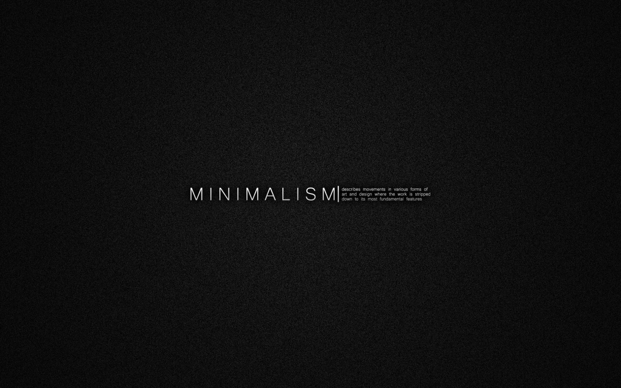 Минимализм обои