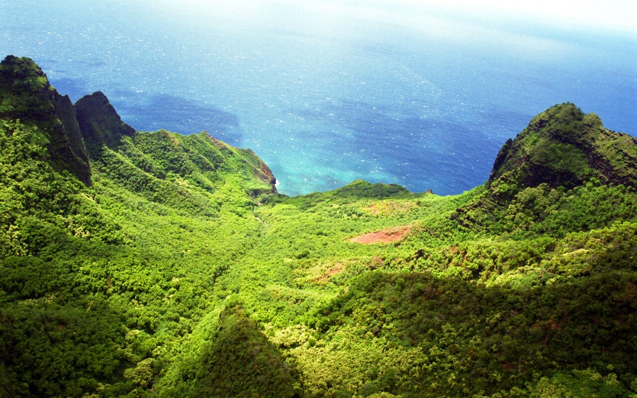 Горный пейзаж обои