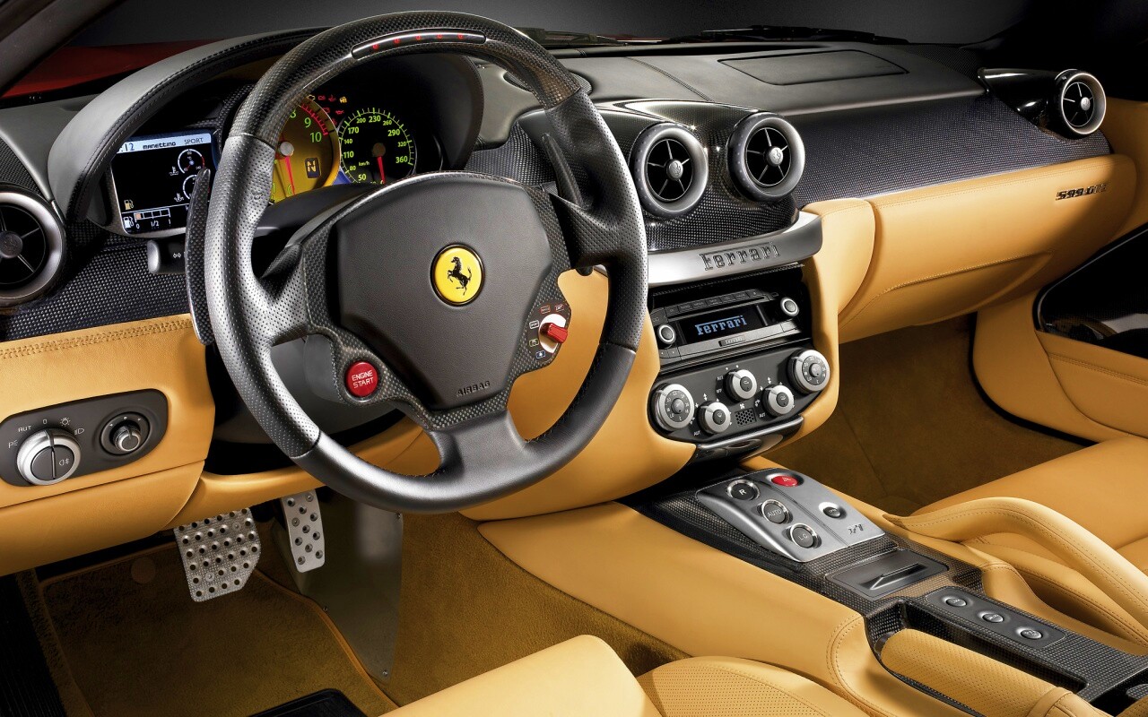 Салон феррари обои