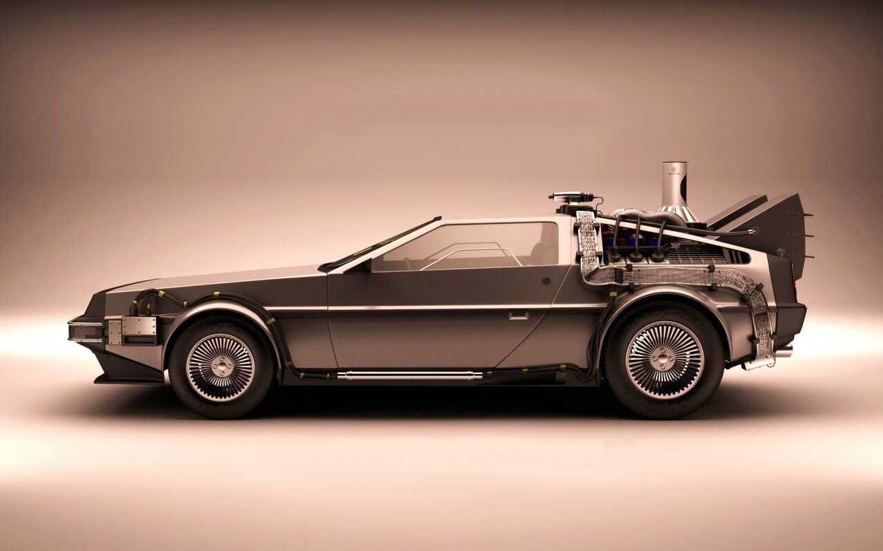 DeLorean машина времени обои