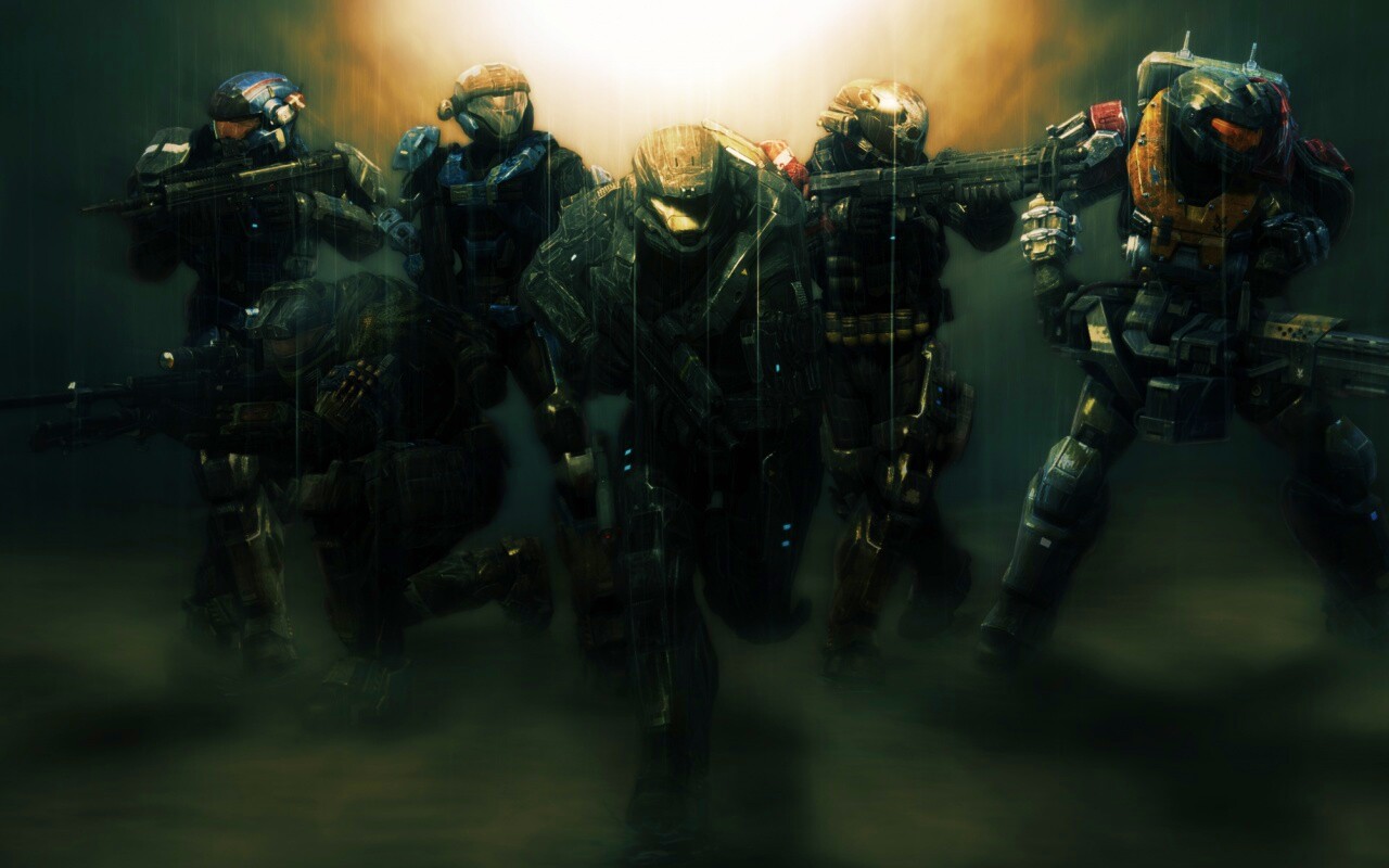 Отряд Halo обои
