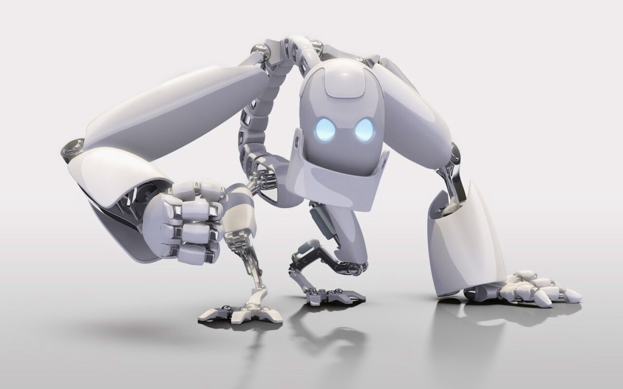 Крадущийся робот обои