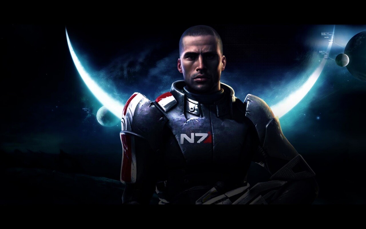 Шепард из Mass Effect обои