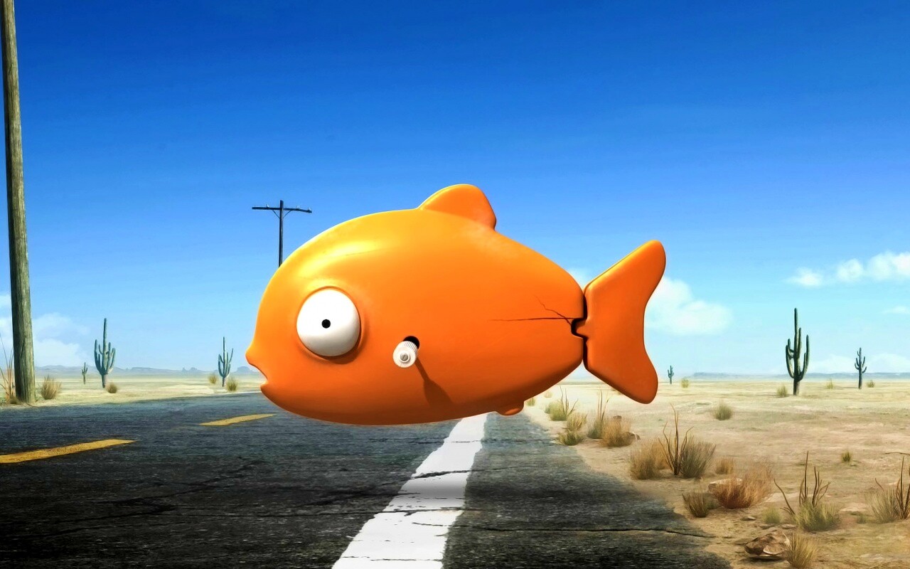 Рыбка из Ранго обои