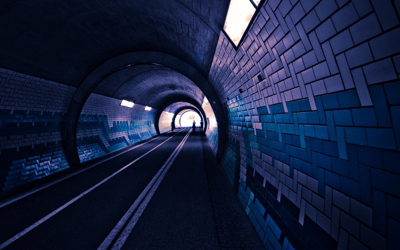 Пешеходный тоннель обои