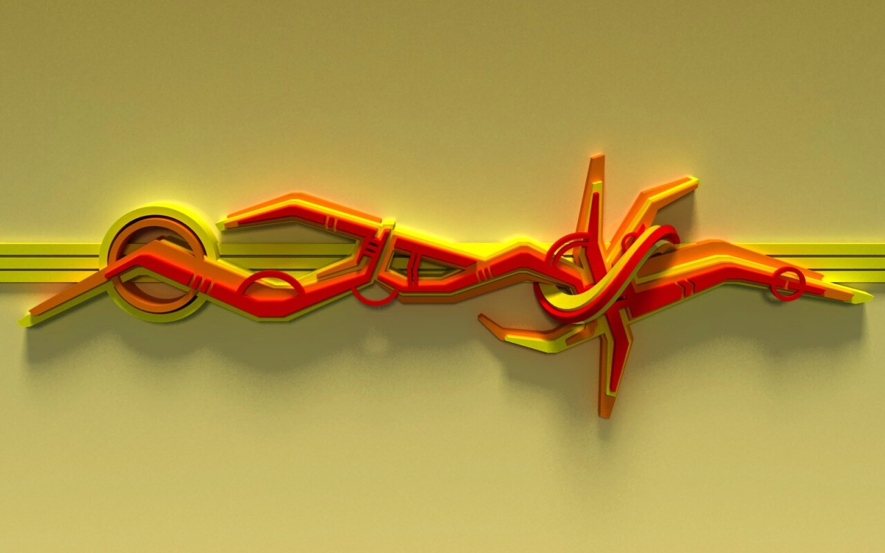 3D Граффити обои