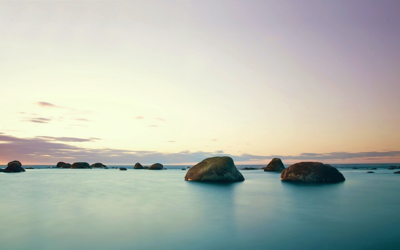 Небо и вода обои