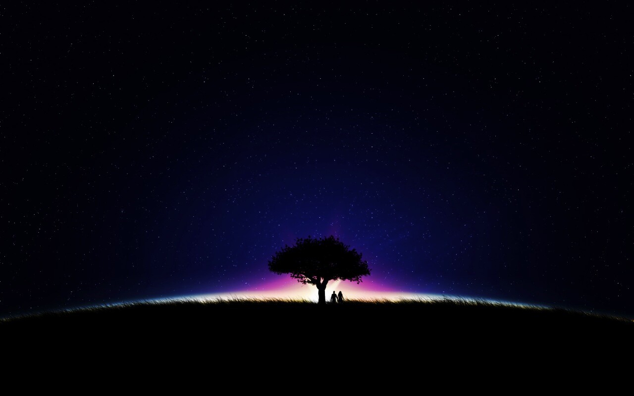 Звёздная ночь обои