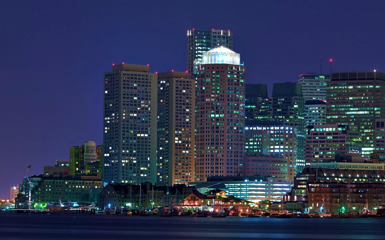 Панорама города обои