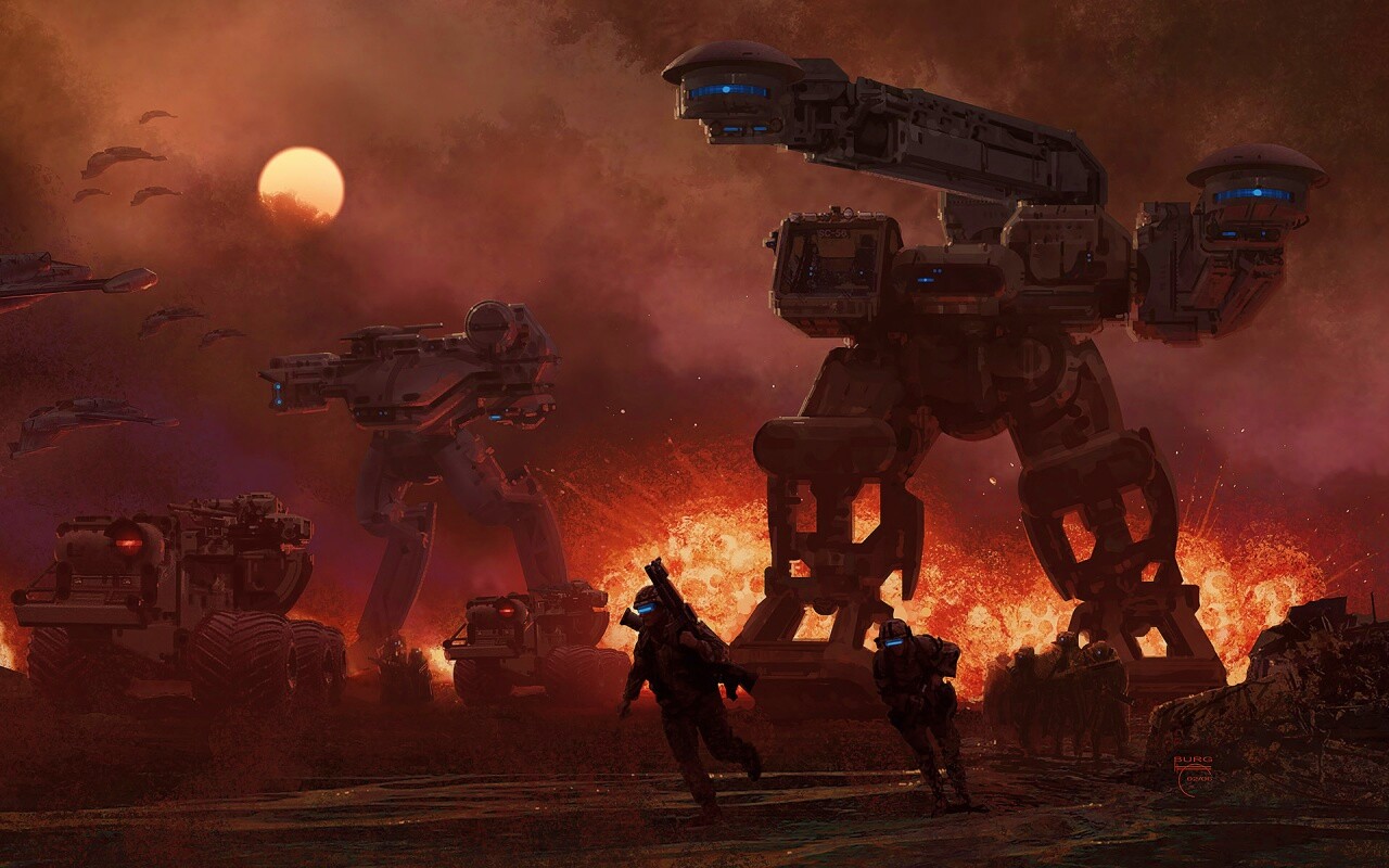 Война будущего обои