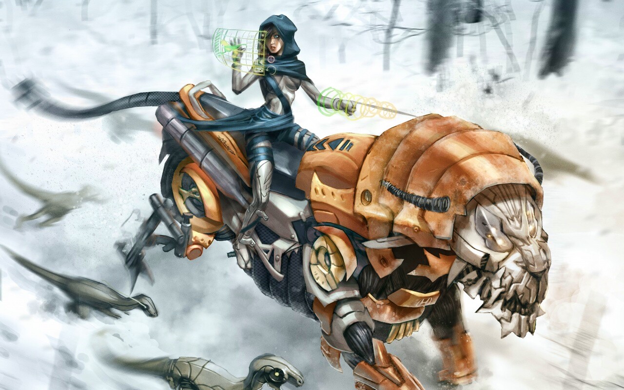 Кибернетическая погоня обои