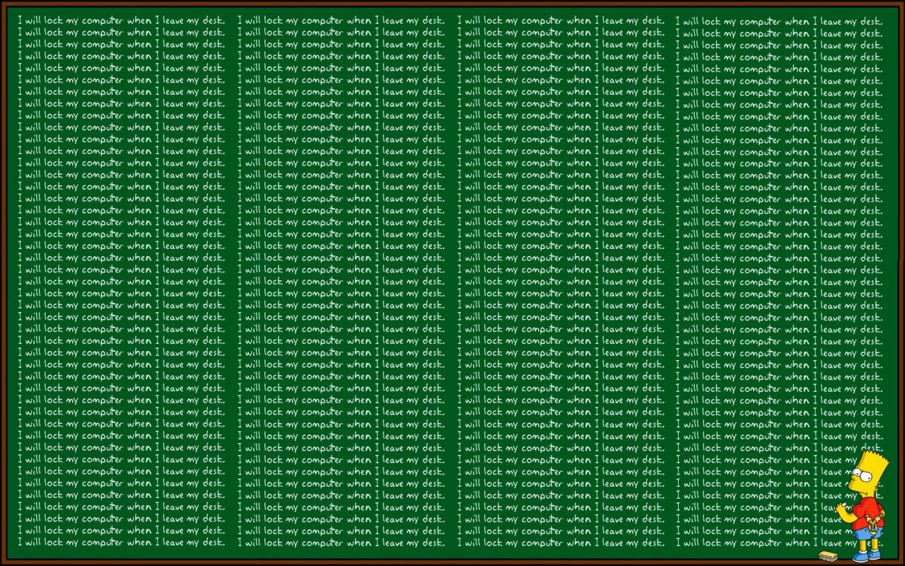 Наказанный барт сипсон обои