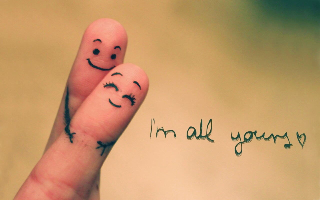 I"m all yours! обои