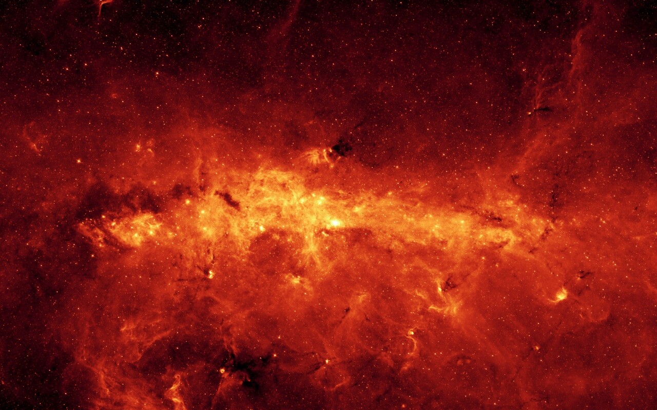 Кроваво-красная бездна обои