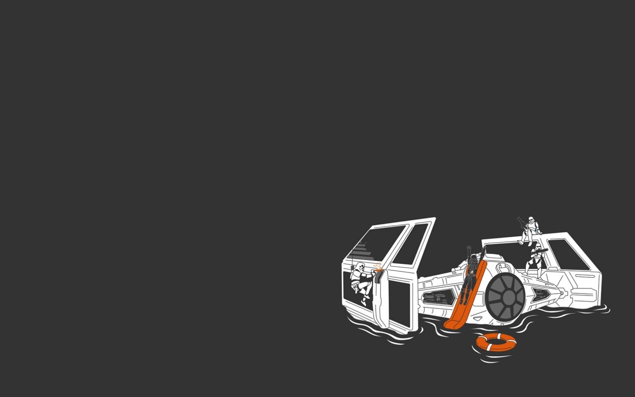 Истребитель империи в экстренной ситуации обои