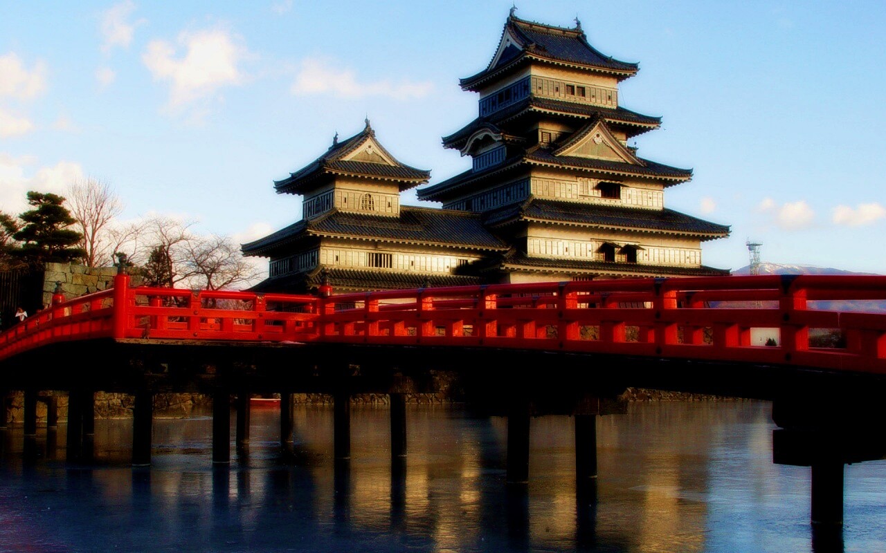 Дом на берегу обои