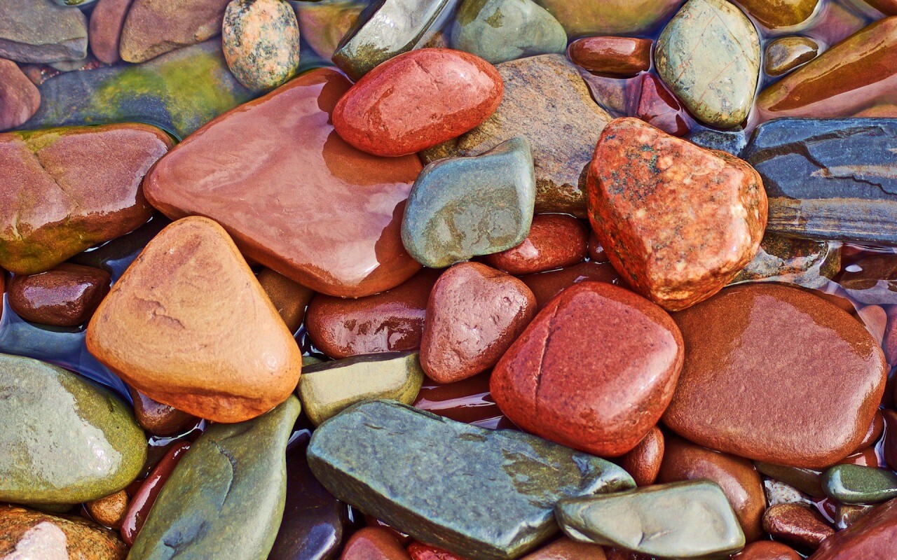 Морские камешки обои